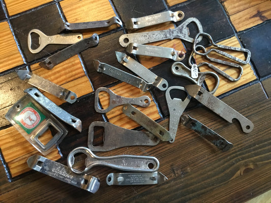 Lot of 23 Vintage Bottle Openers Moosehead , Ten penny etc.