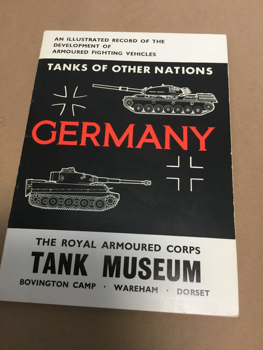 German Tank Book from the Royal Armoured Tank Museum.