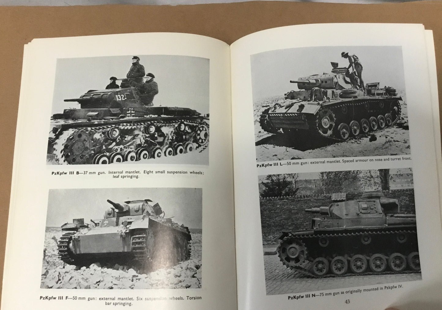 German Tank Book from the Royal Armoured Tank Museum.