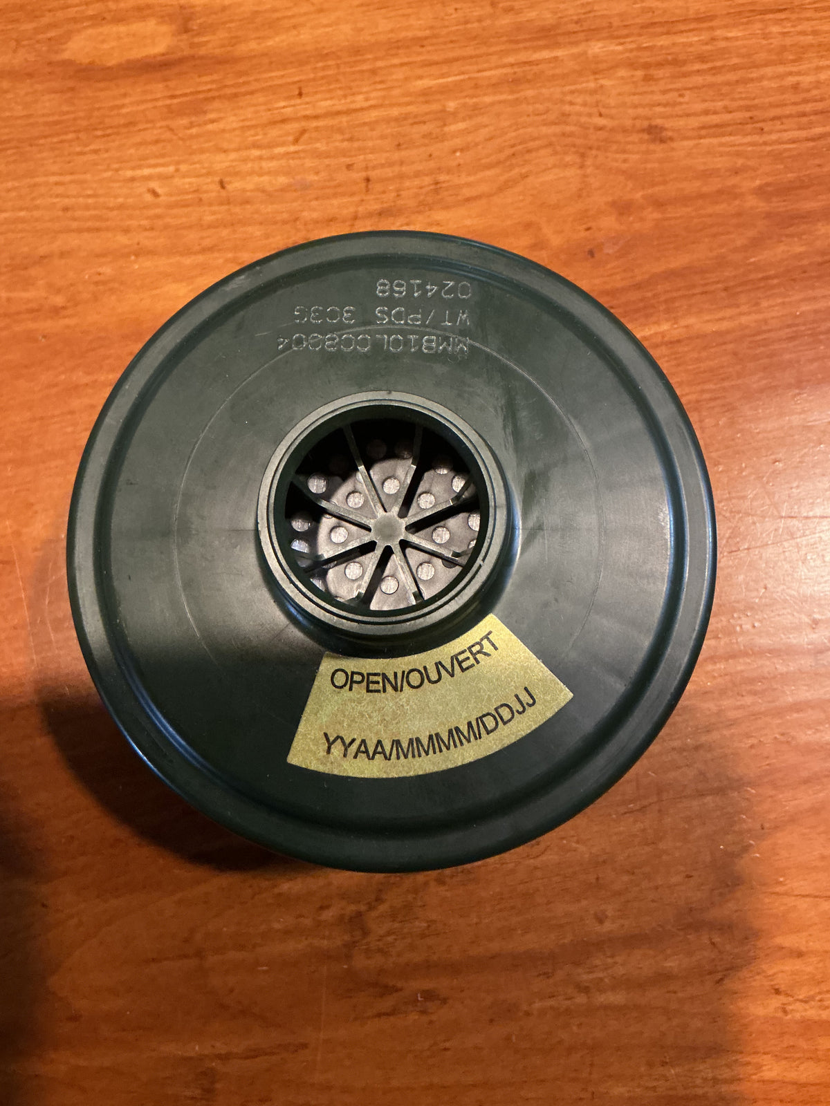 CANADIAN Military C7 GAS MASK FILTER CANISTER