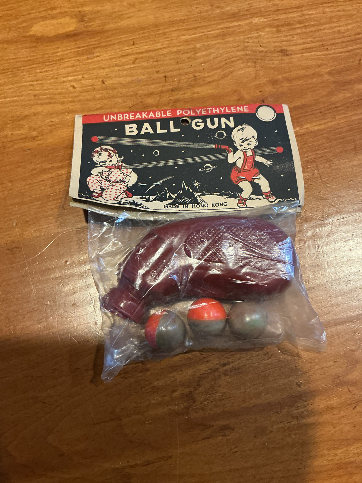 1950’s Space Toy Ball Gun in Packaging