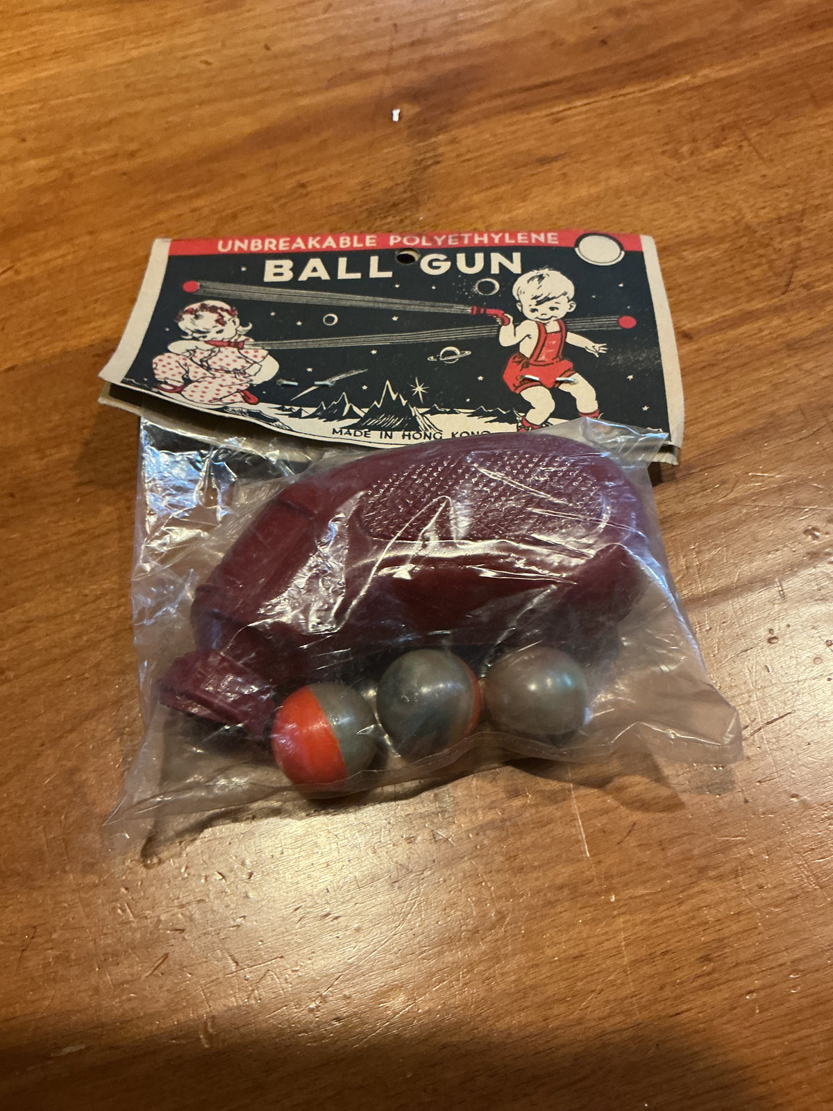 1950’s Space Toy Ball Gun in Packaging