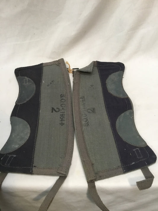 British Canadian RAF RCAF  Dated 1954 Pair Of Gaiters