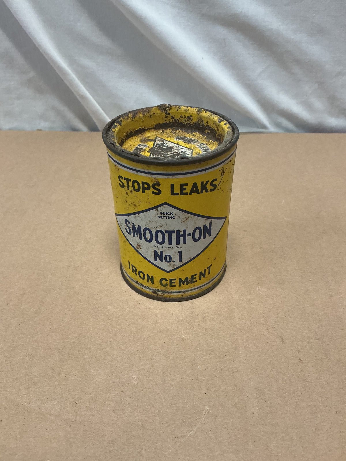 Vintage SMOOTH-ON No. 1 Stops Leaks Cements Iron Tin