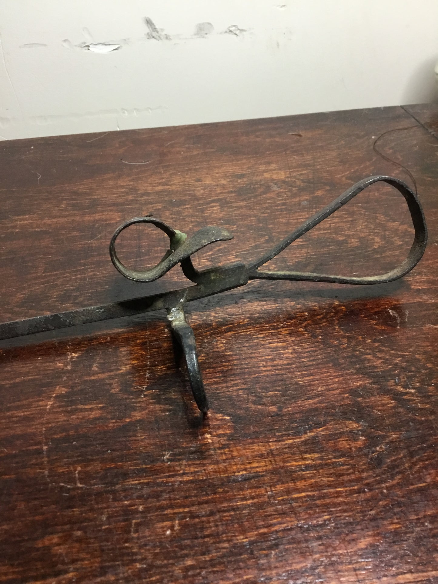 Hand Forged Iron Sticking Tommy Miner Candle Stick