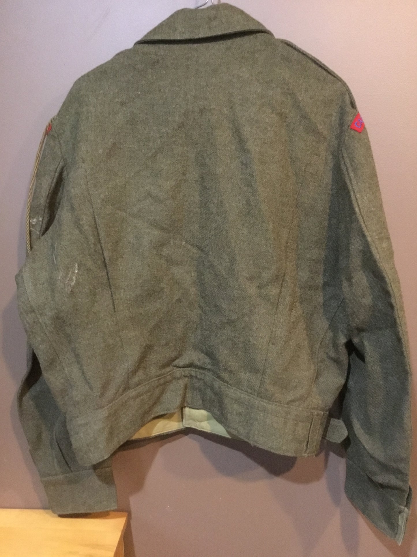 Post War Canadian Carleton And York Battle Dress Tunic  1947 Medium