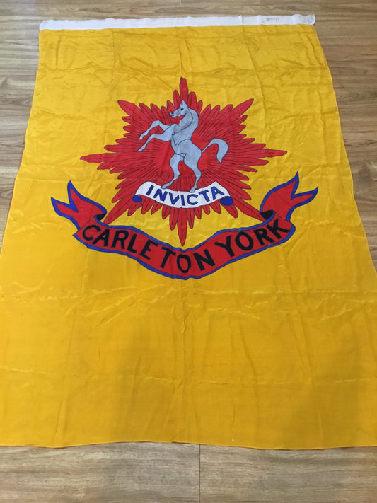 WW11 CARLETON & YORK SILK FLAG, INVICTA 41x60 inches