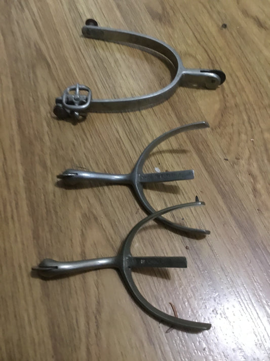 Pair Military Boot Spurs , Stamped made in England