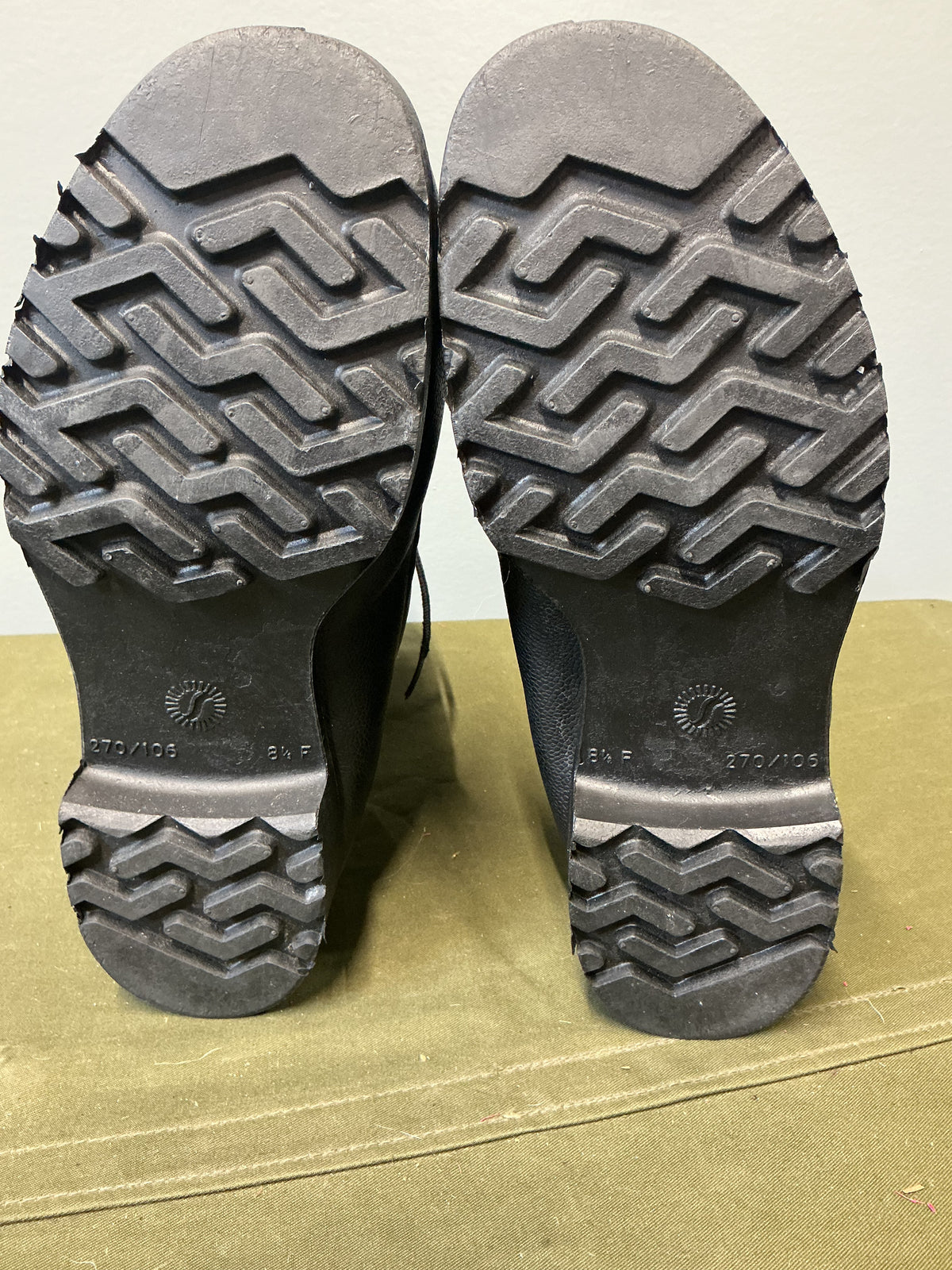 Canadian Military Mark III Boots Size 8 1/2 F