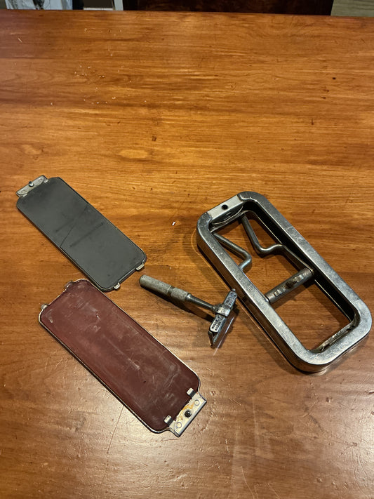 Antique Rolls  Razor with Strop and Stone Built in .