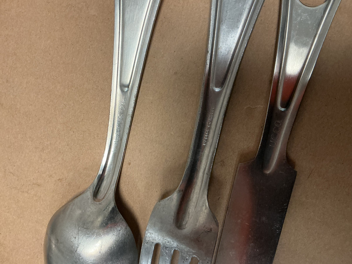 U.S. Military Stainless Mess Kit with Utensils