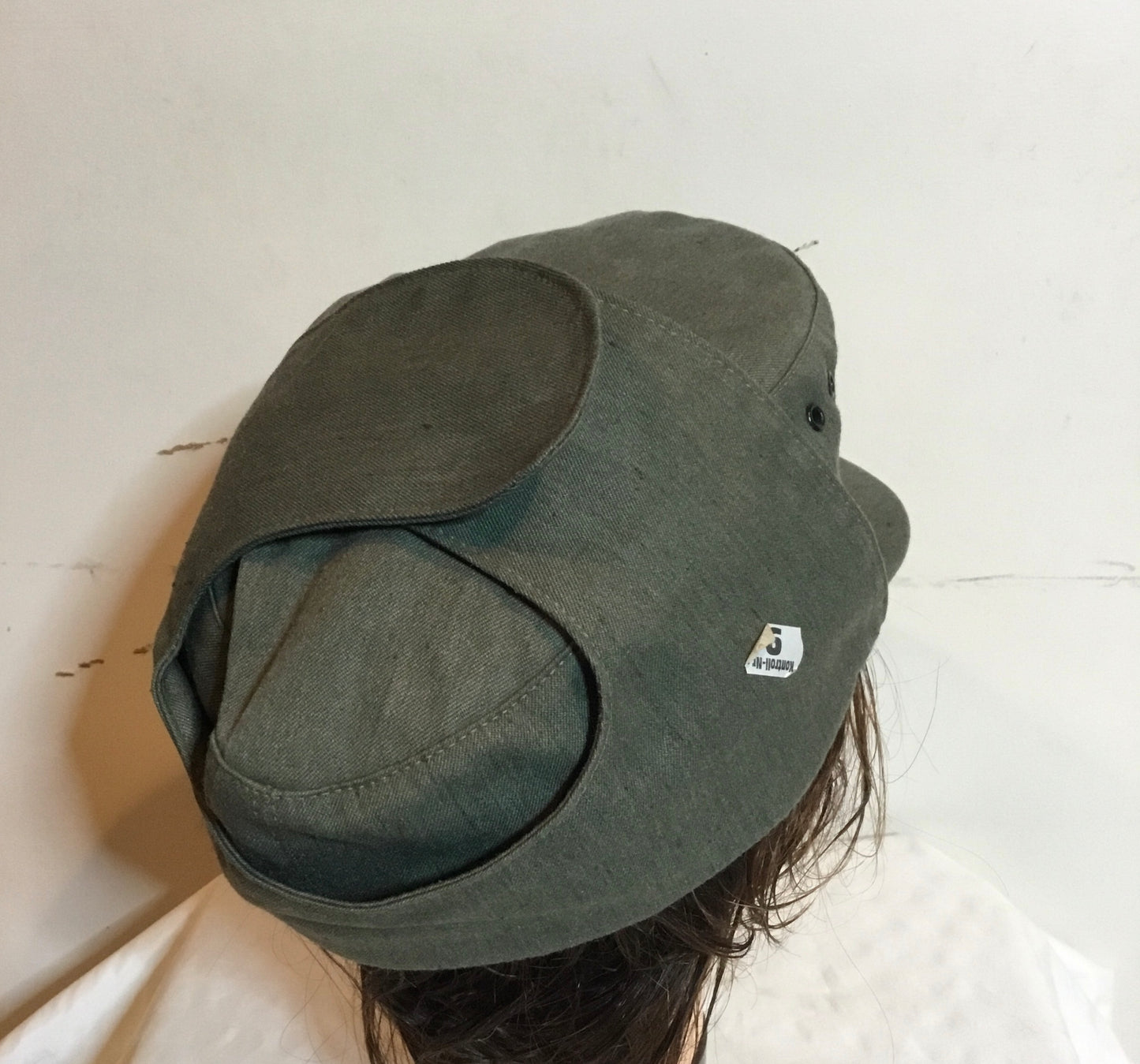 East German field cap with badge