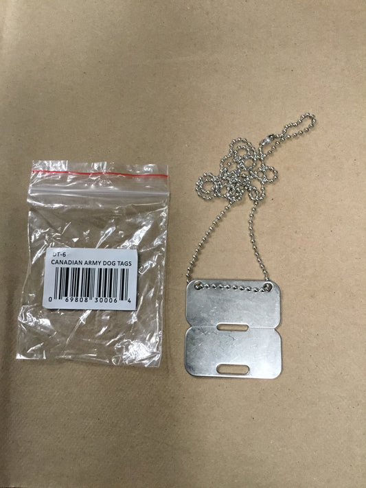 Canadian Forces Type Dog Tags