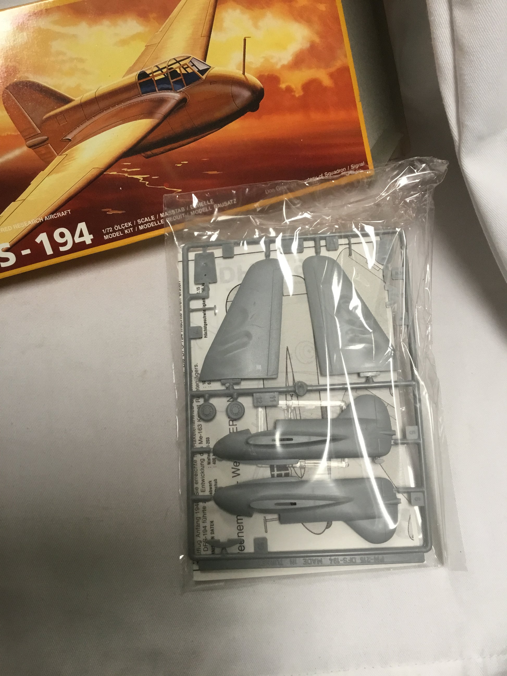194 Rpy PM MODEL VINTAGE KIT DFS-194 ROCKET POWERED RESEARCH AIRCRAFT 1/72 SCA ...