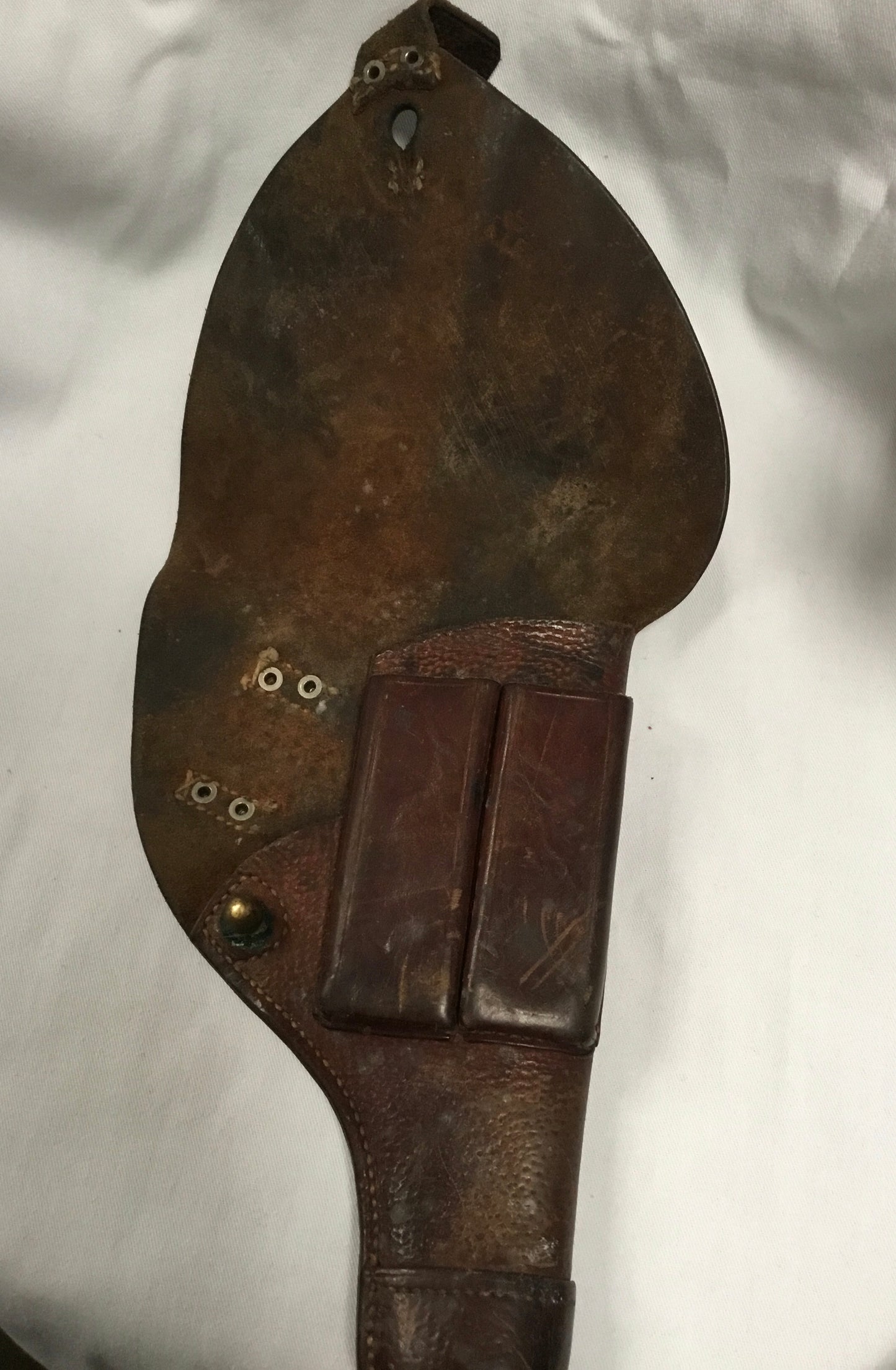 WWII SWEDISH MILITARY BROWNING LEATHER HOLSTER M1903/07