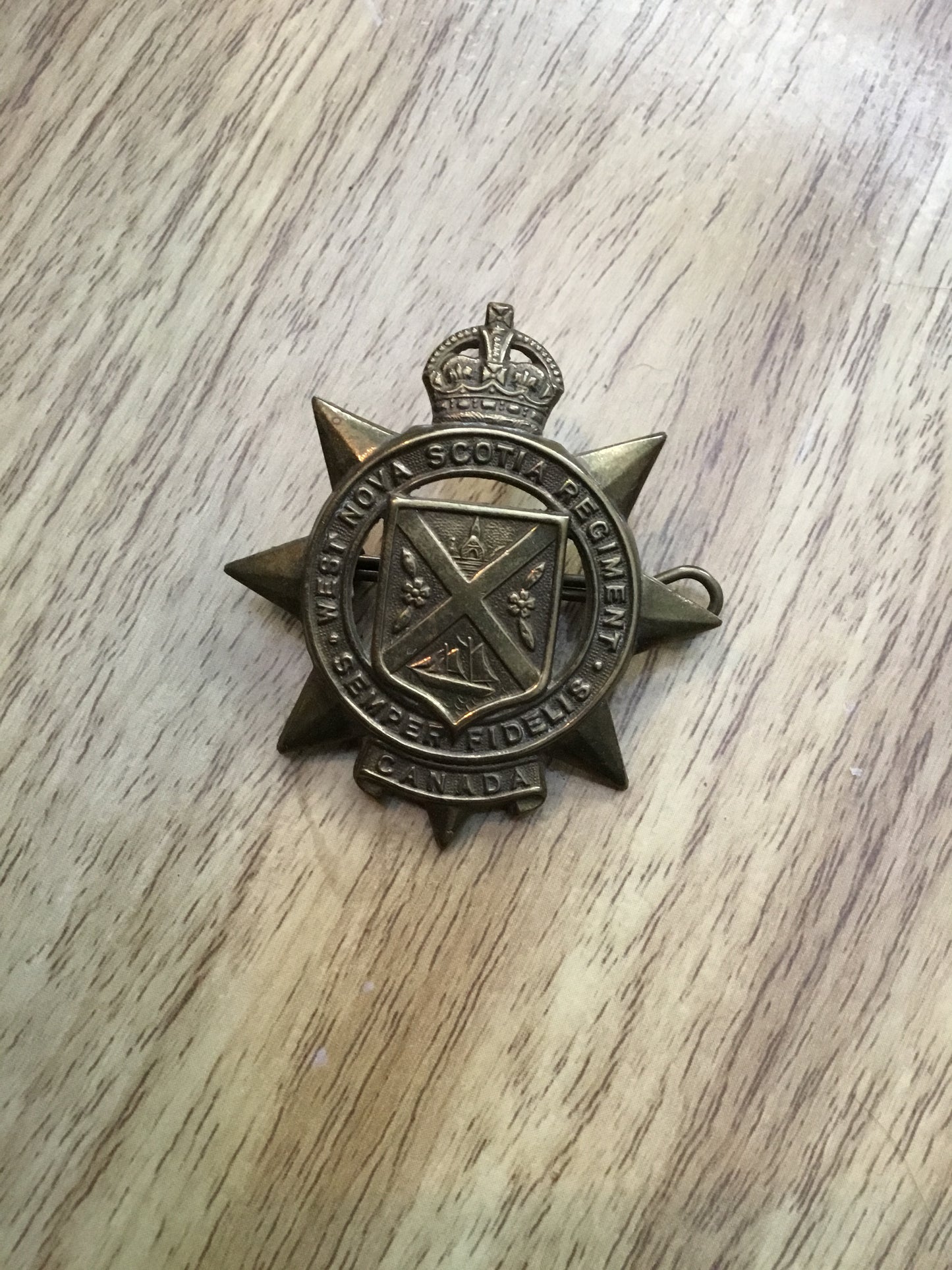 World war two West Nova Scotia regiment badge