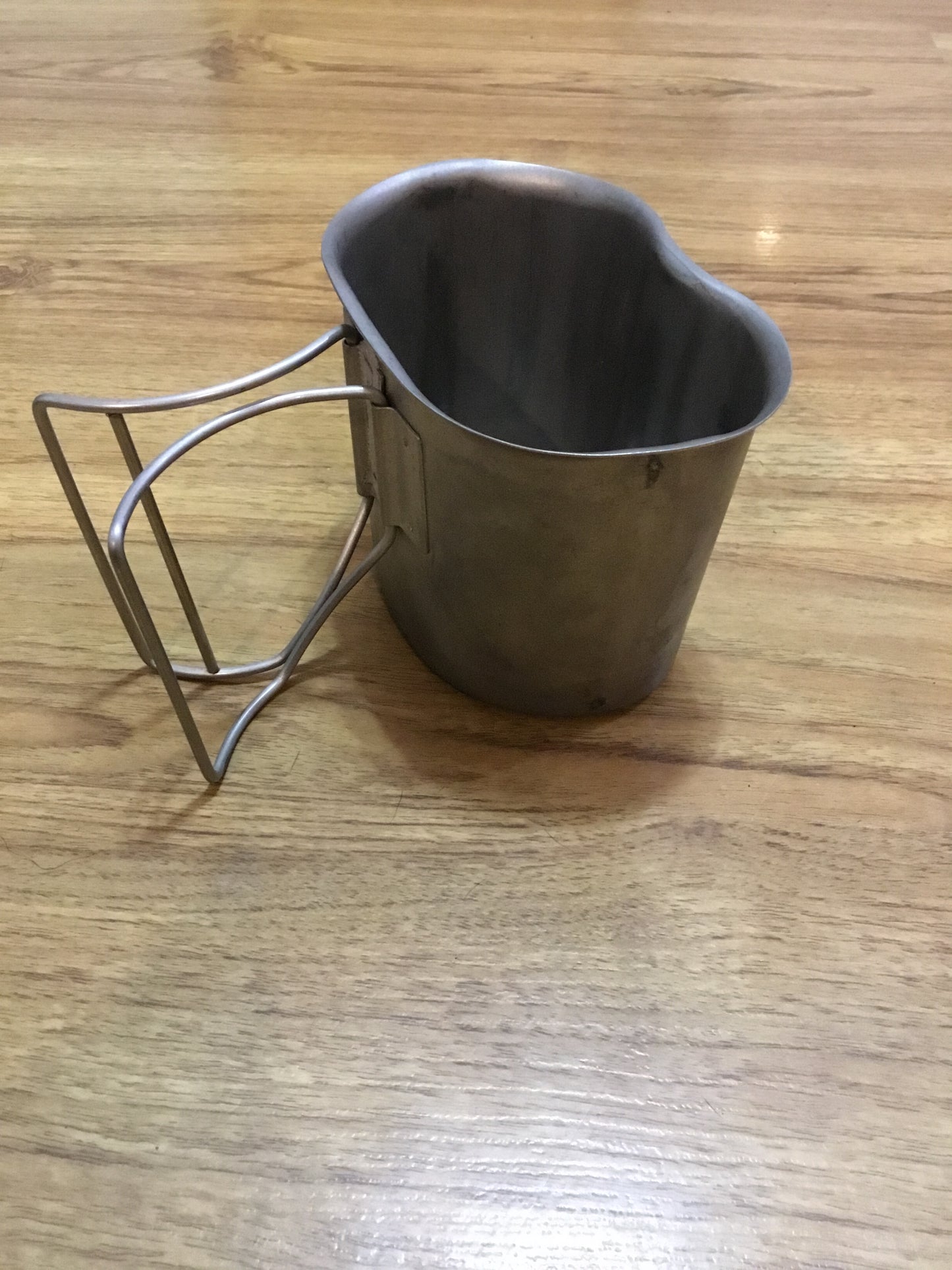 Military canteen cup , stainless