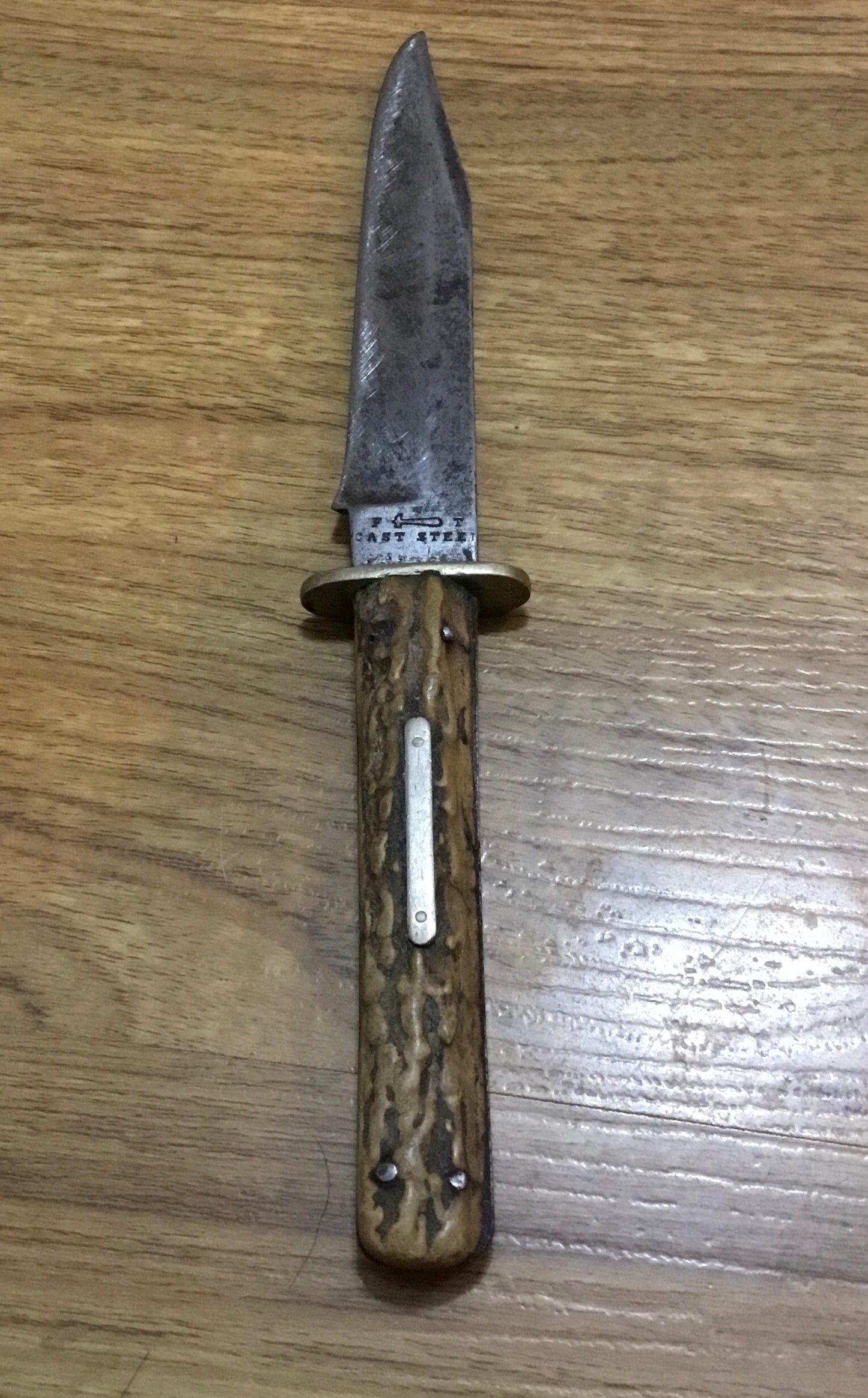 Early Bowie knife , cast steel