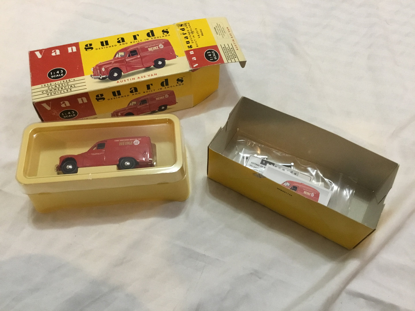 Vanguards Austin A40 Van , 1:43 Scale. Heinz