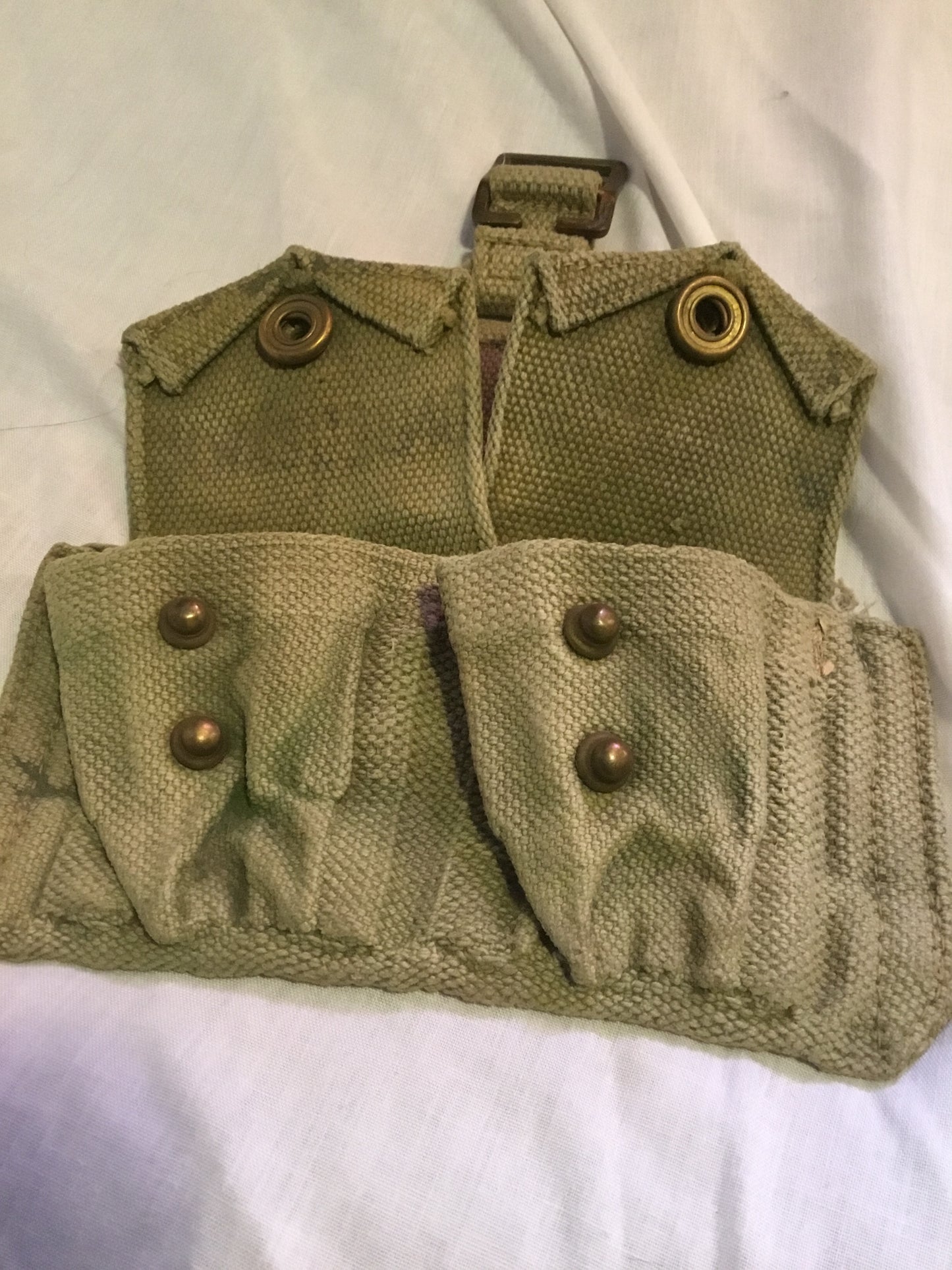 WW11 British Double Ammo pouch Dated 1940