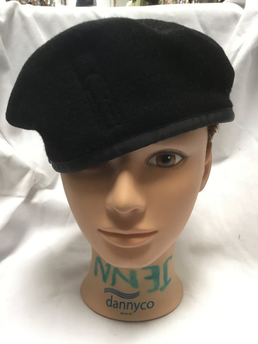 Canadian Navy Black Wool Beret , size 7 1/4