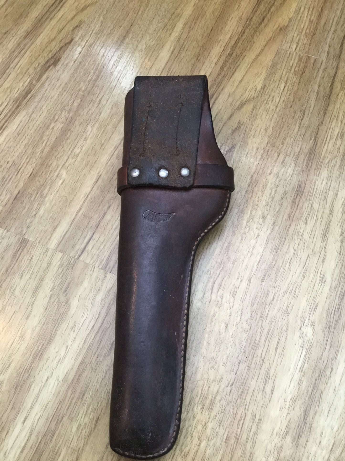 Vintage leather holster ,7 inch barrel