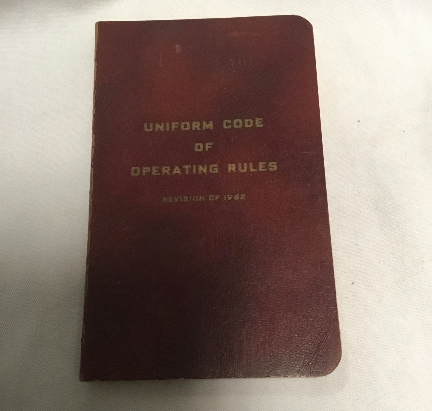 Railway , Uniform Code of Operating Rulers pocket book 1962