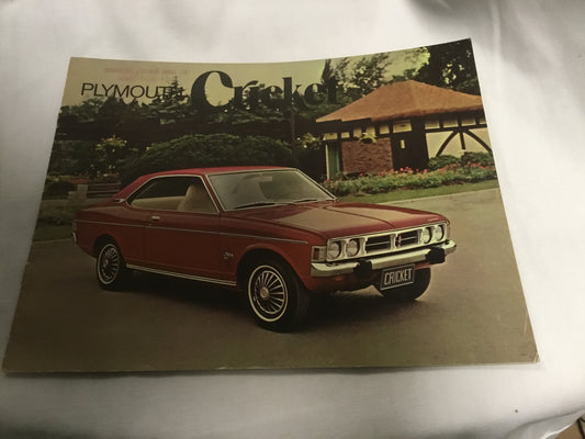 Original 1973 Plymouth Cricket Showroom Sales Brochure 73