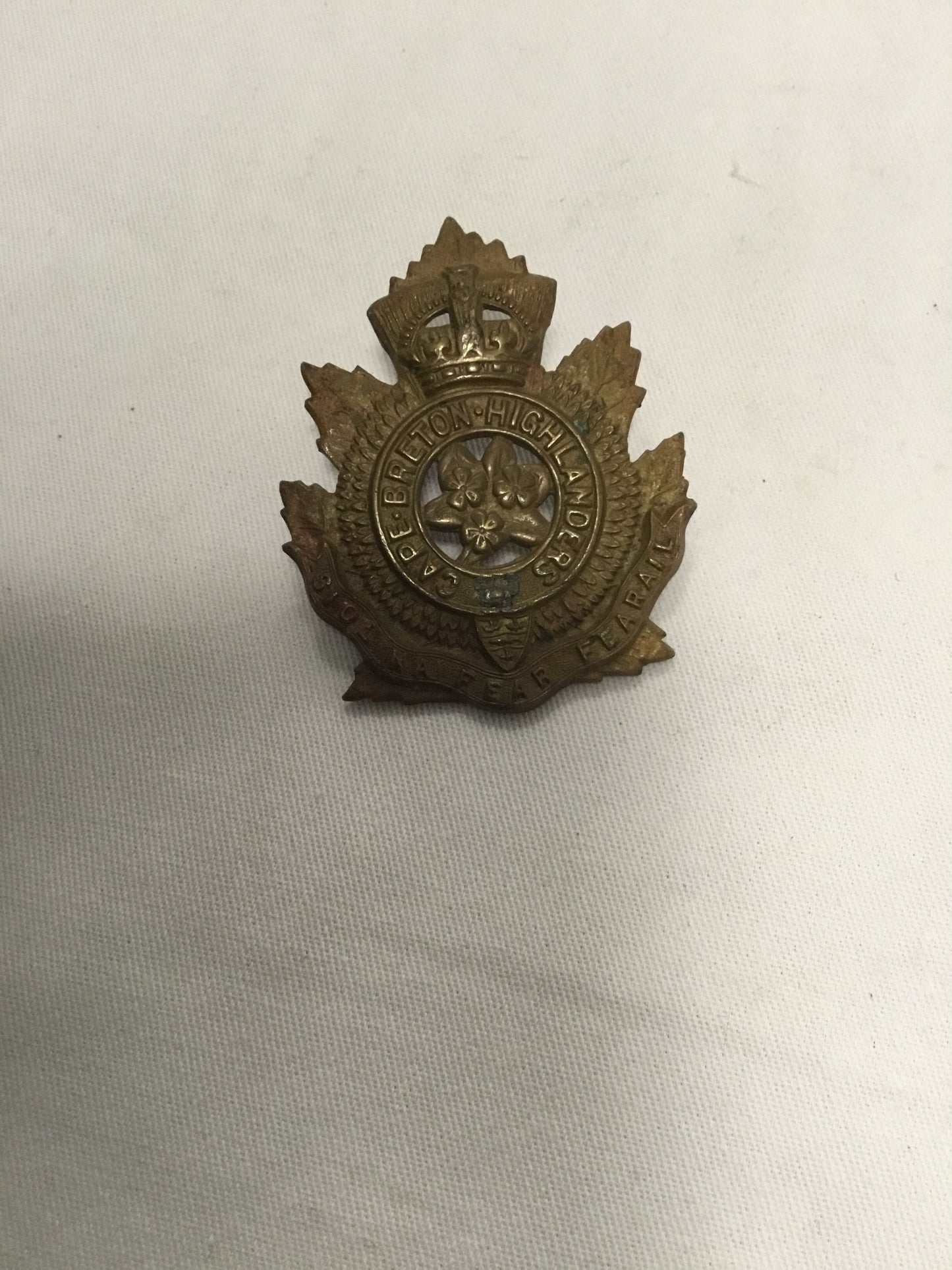 WW11 Cape Breton Islanders hat badge