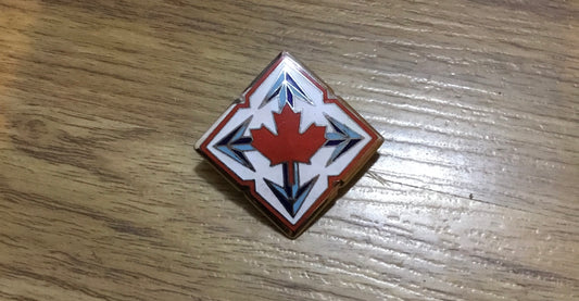 Vintage Canadian Forces Force Mobile Command FMC Enamel Pocket Badge.