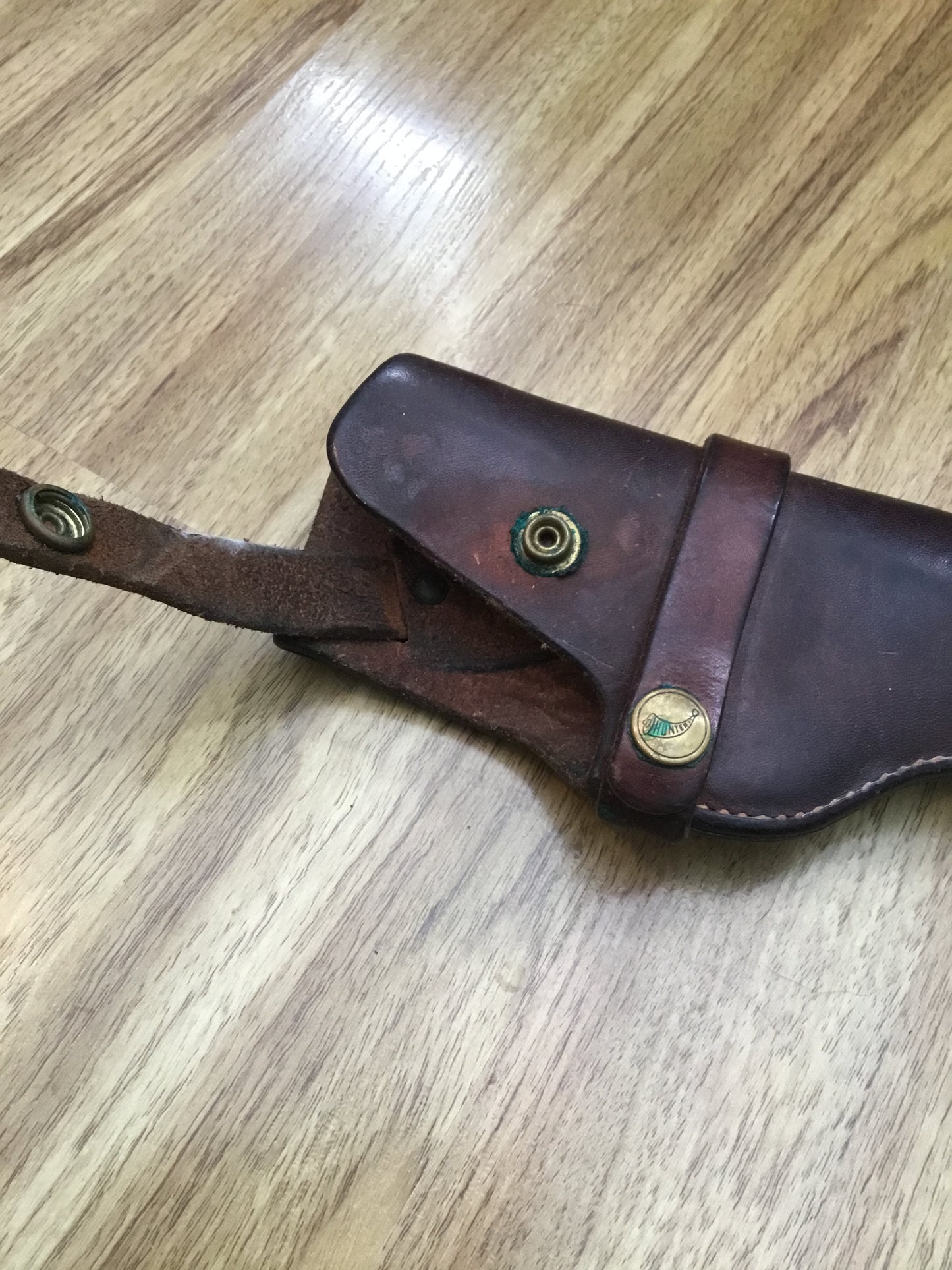 Vintage leather holster ,7 inch barrel