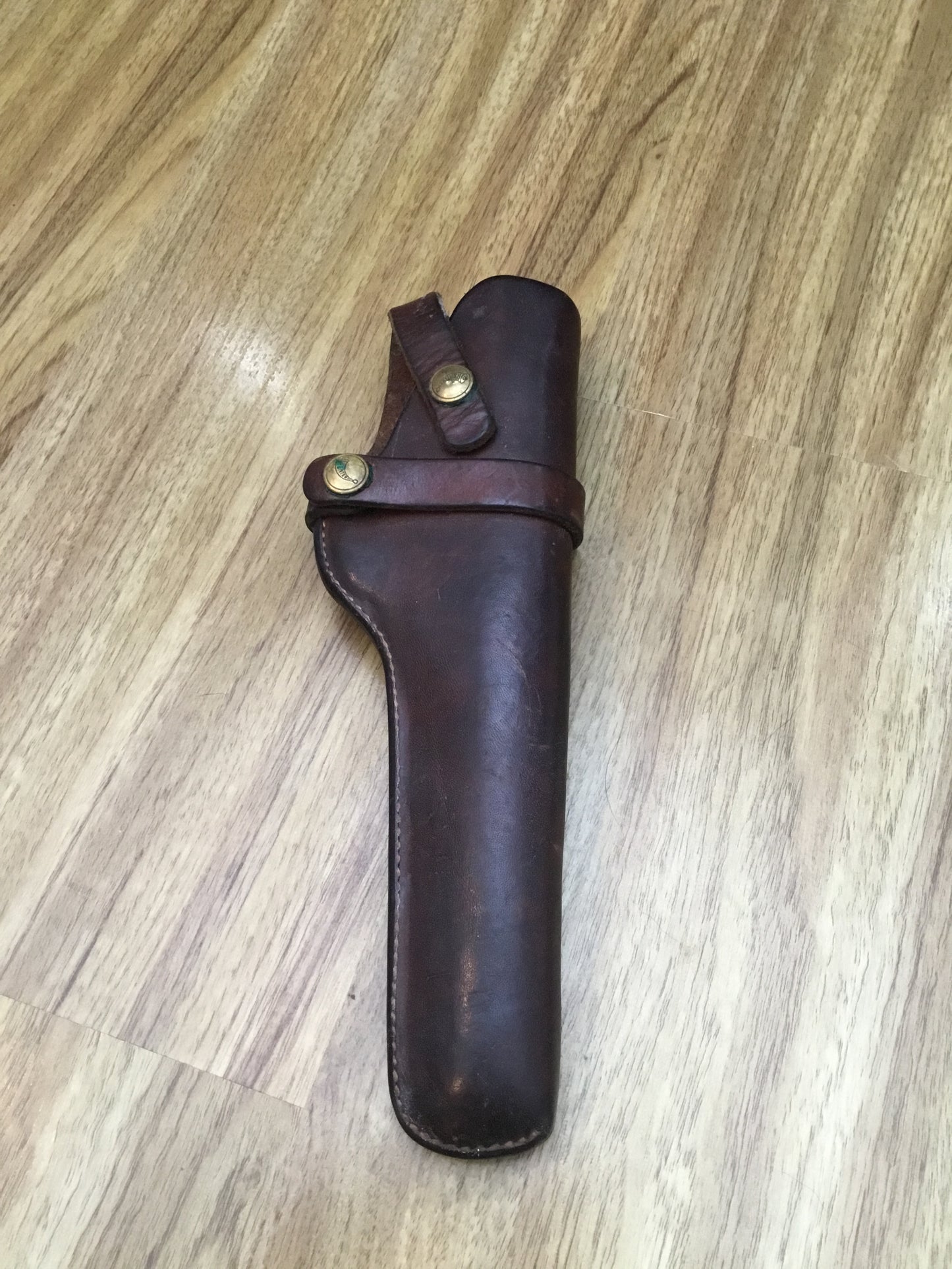 Vintage leather holster ,7 inch barrel