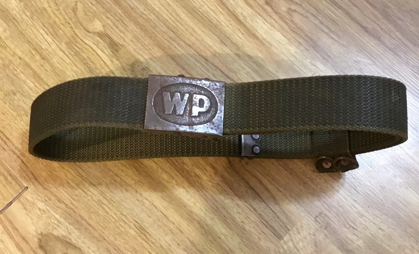 Original Polish army belt and buckle ,Heavy duty