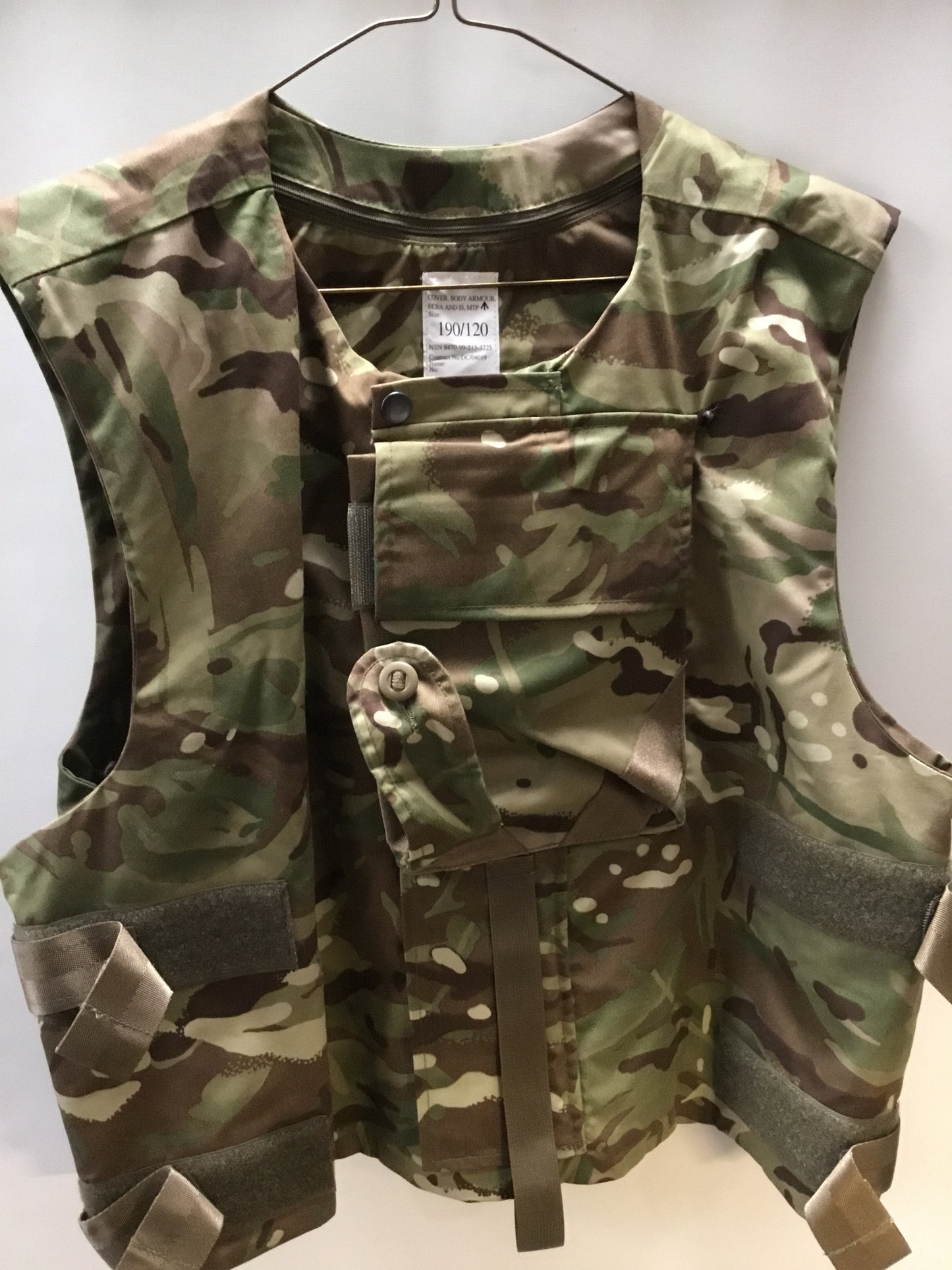 British Multi cam pattern vest cover