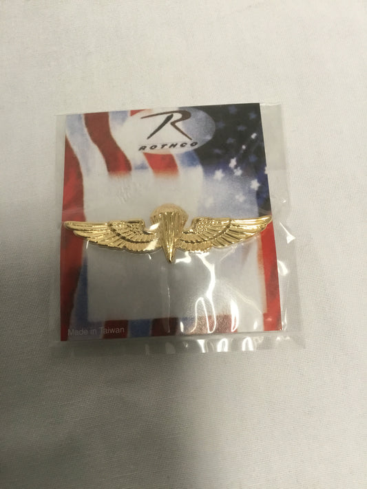 Gold Color US  Para-Wings Badge/Pin