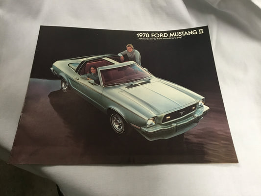 Original 1978 Ford Mustang II Sales Brochure!