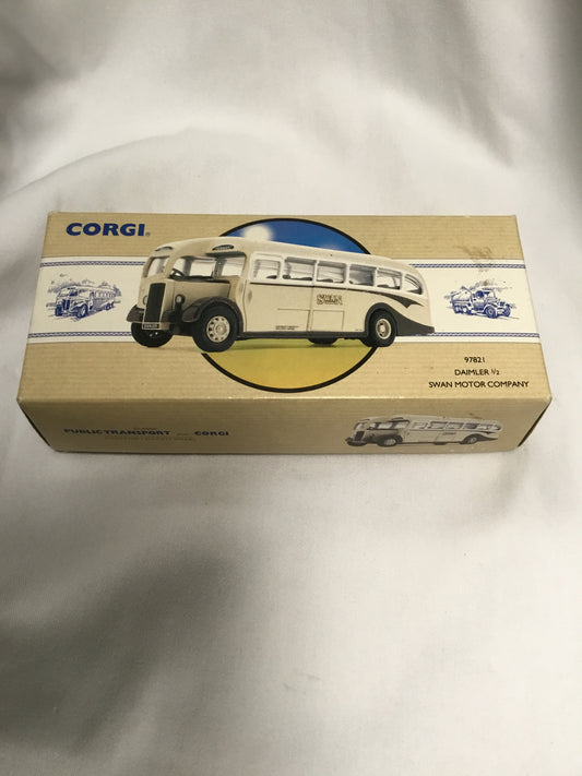 Corgi 97821 Daimler 1/2 Coach/Bus Swan Motor Co Boxed Ltd Edn / Certificate /