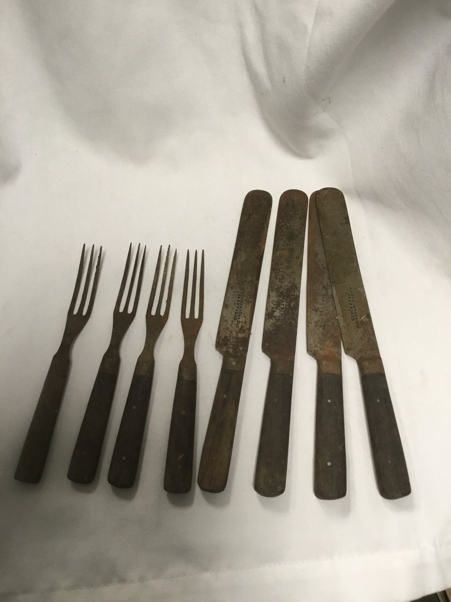 Early Antique  Cutlery 8 pieces Sheffield  England