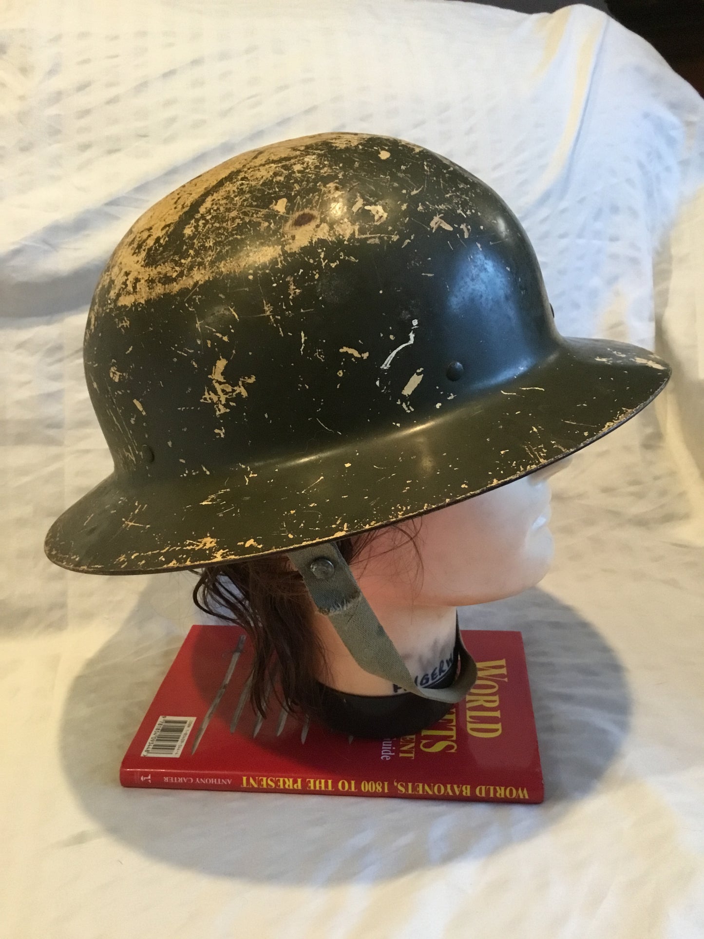 World War Two US CONSTRUCTION  / Civil Defence Helmet