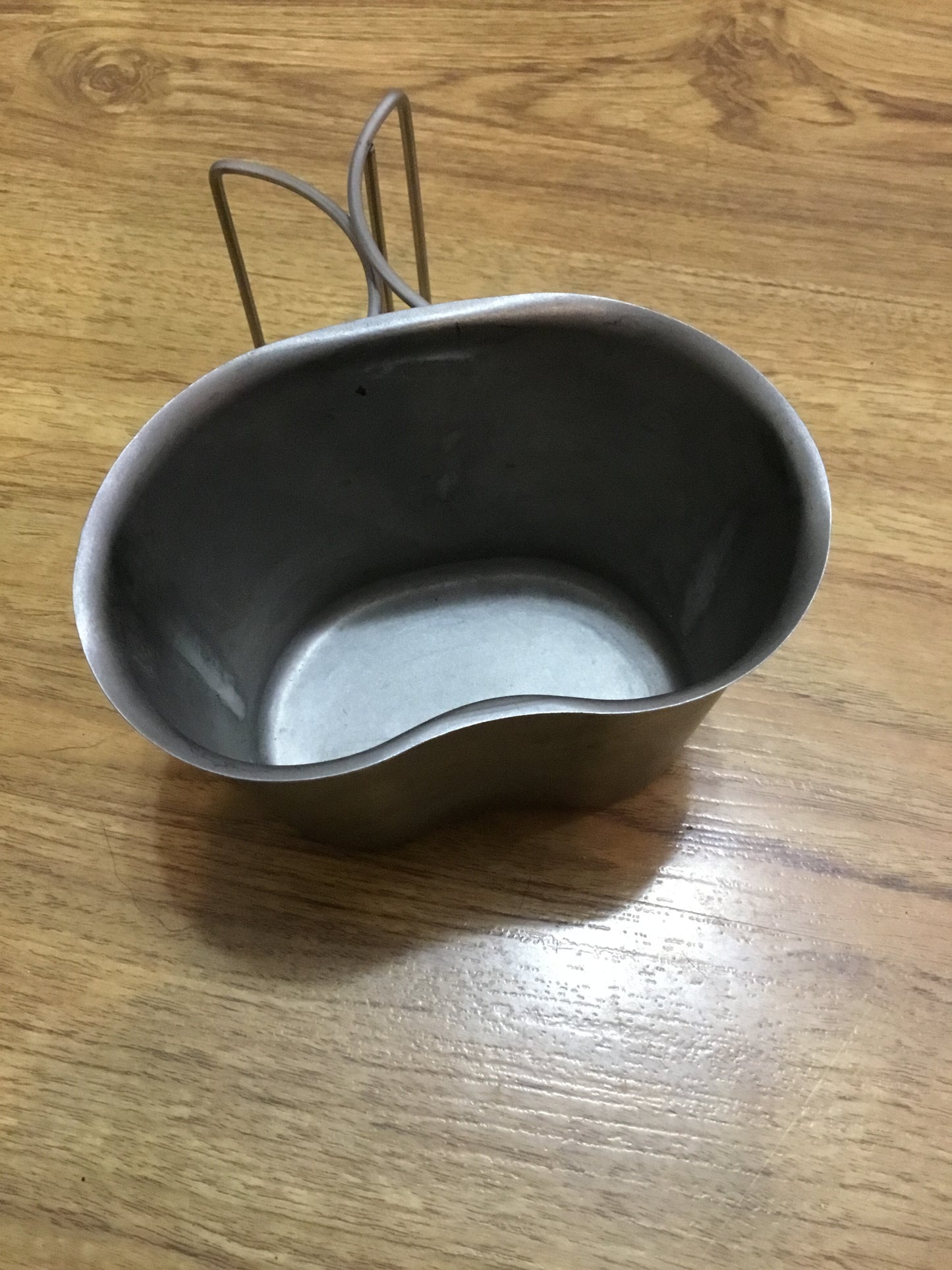 Military canteen cup , stainless