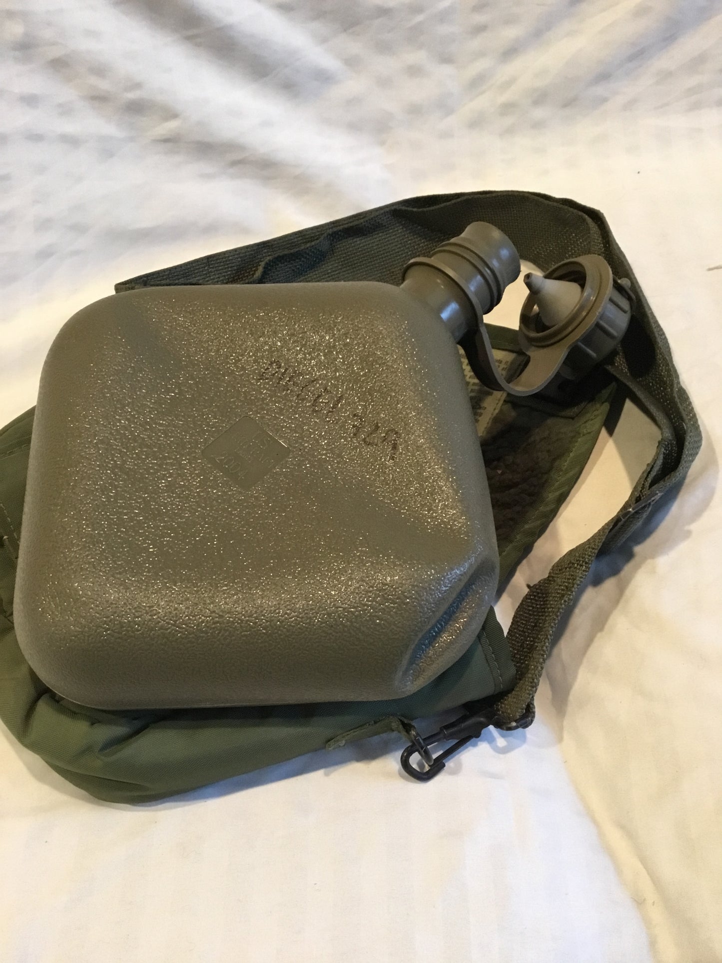 U.S.  Military 2 Quart Canteen and Holder