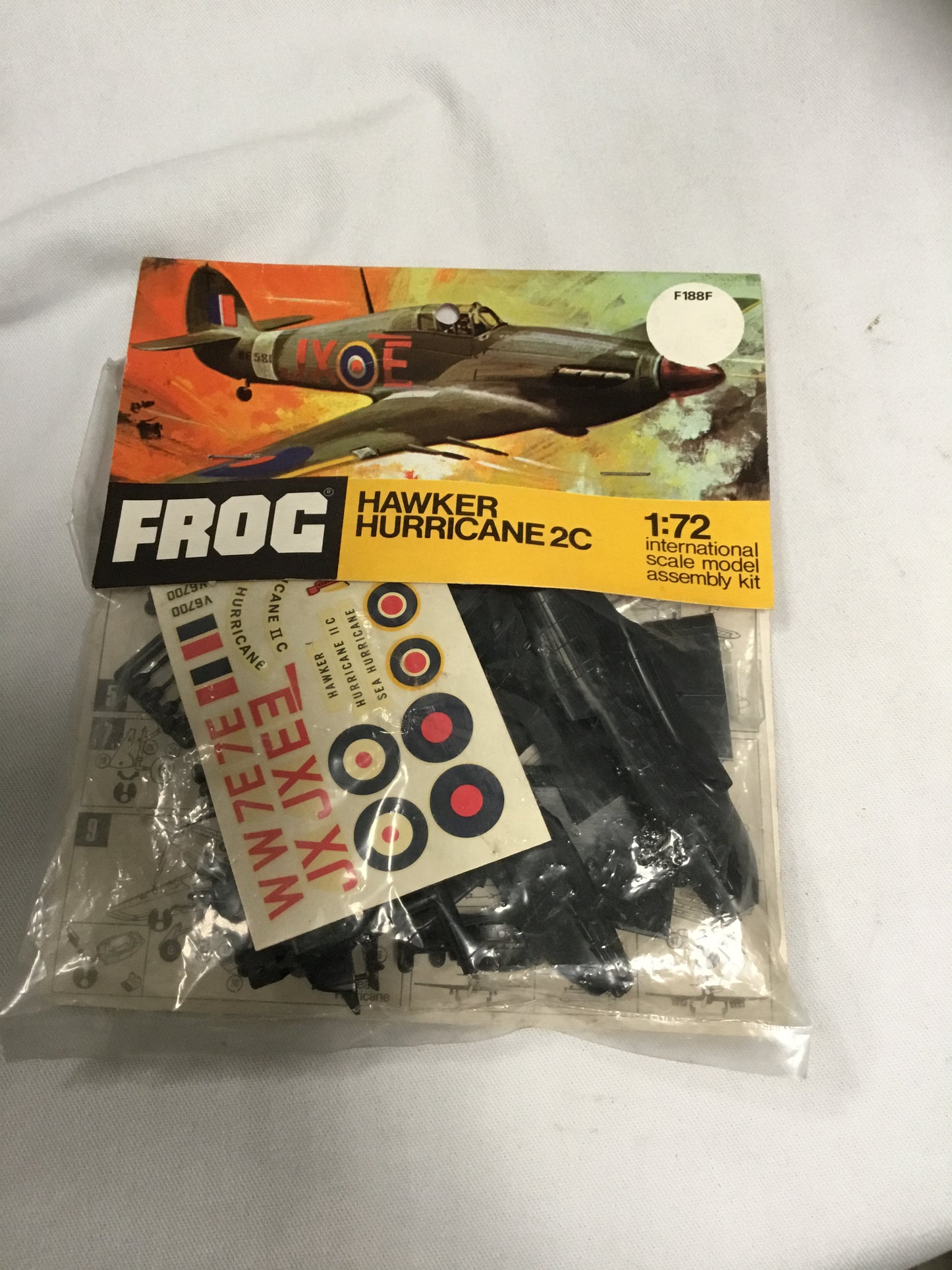 Frog HawkerHurricane 2C. 1:72 Scale model kit