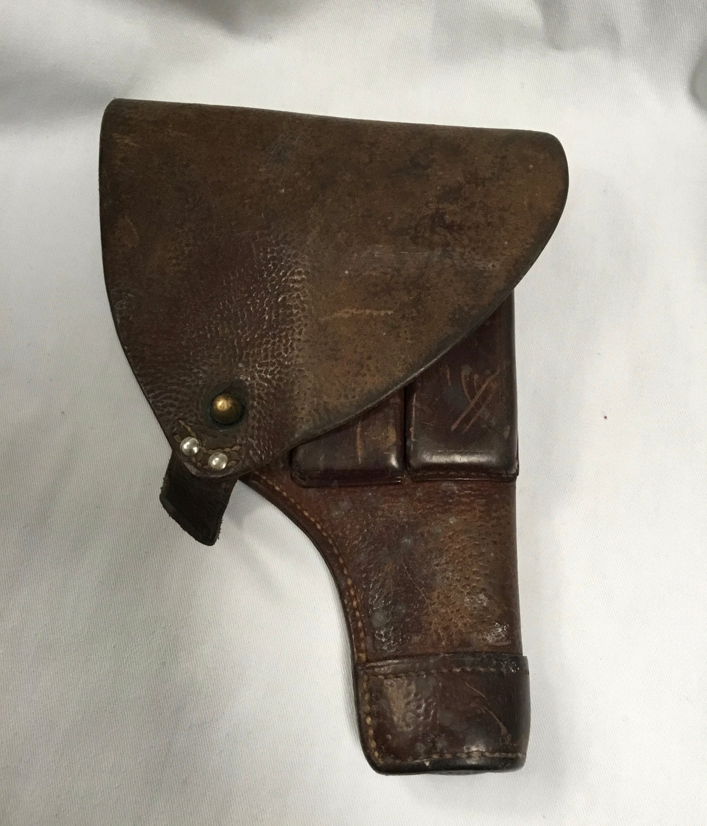 WWII SWEDISH MILITARY BROWNING LEATHER HOLSTER M1903/07