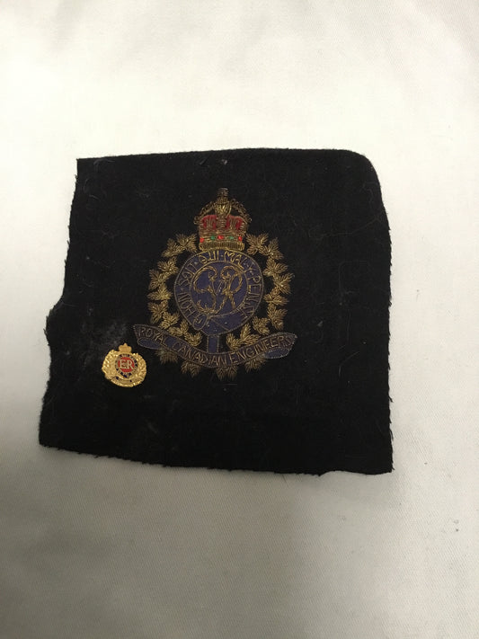 ROYAL CANADIAN ENGINEERS BLAZER CREST WITH PIN