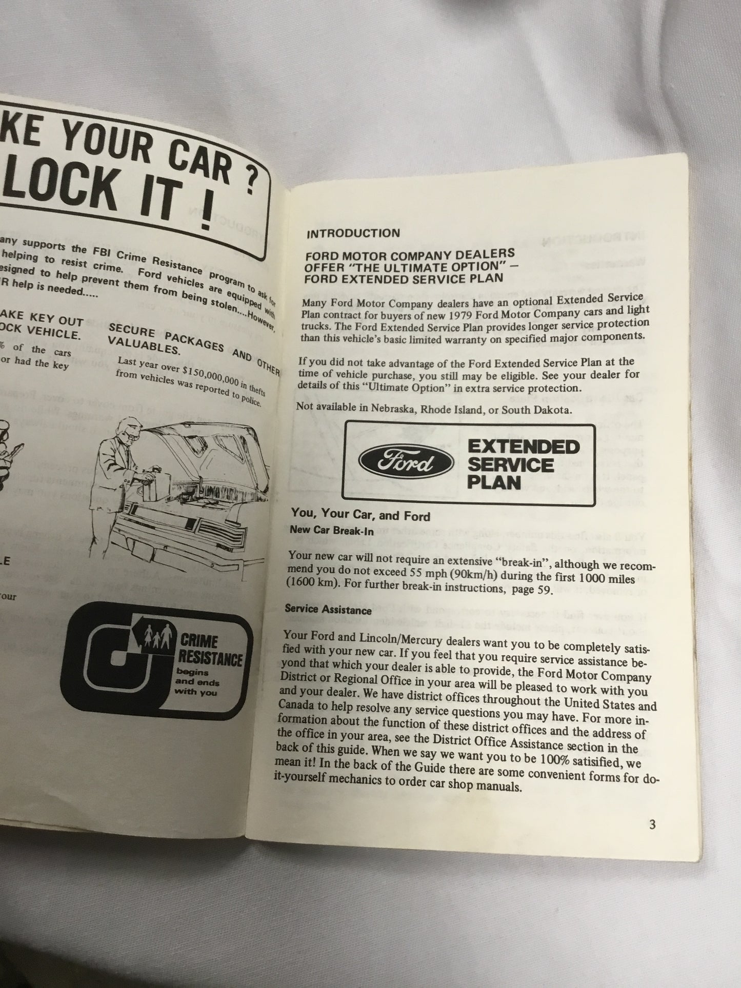 1979 Ford Thunderbird Owners Manual Operating Guide Factory OEM