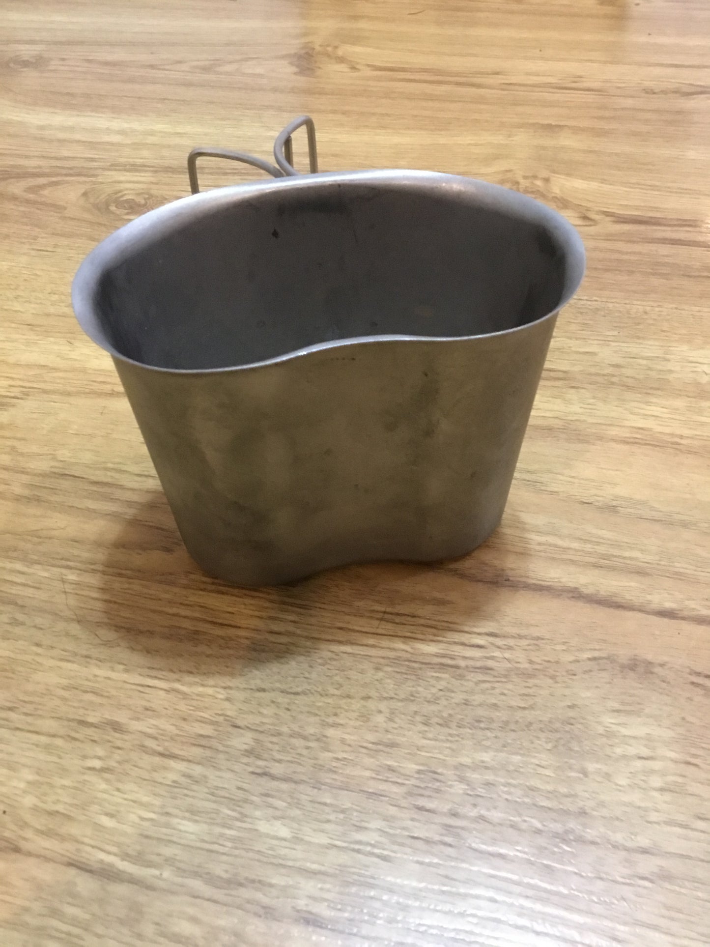 Military canteen cup , stainless