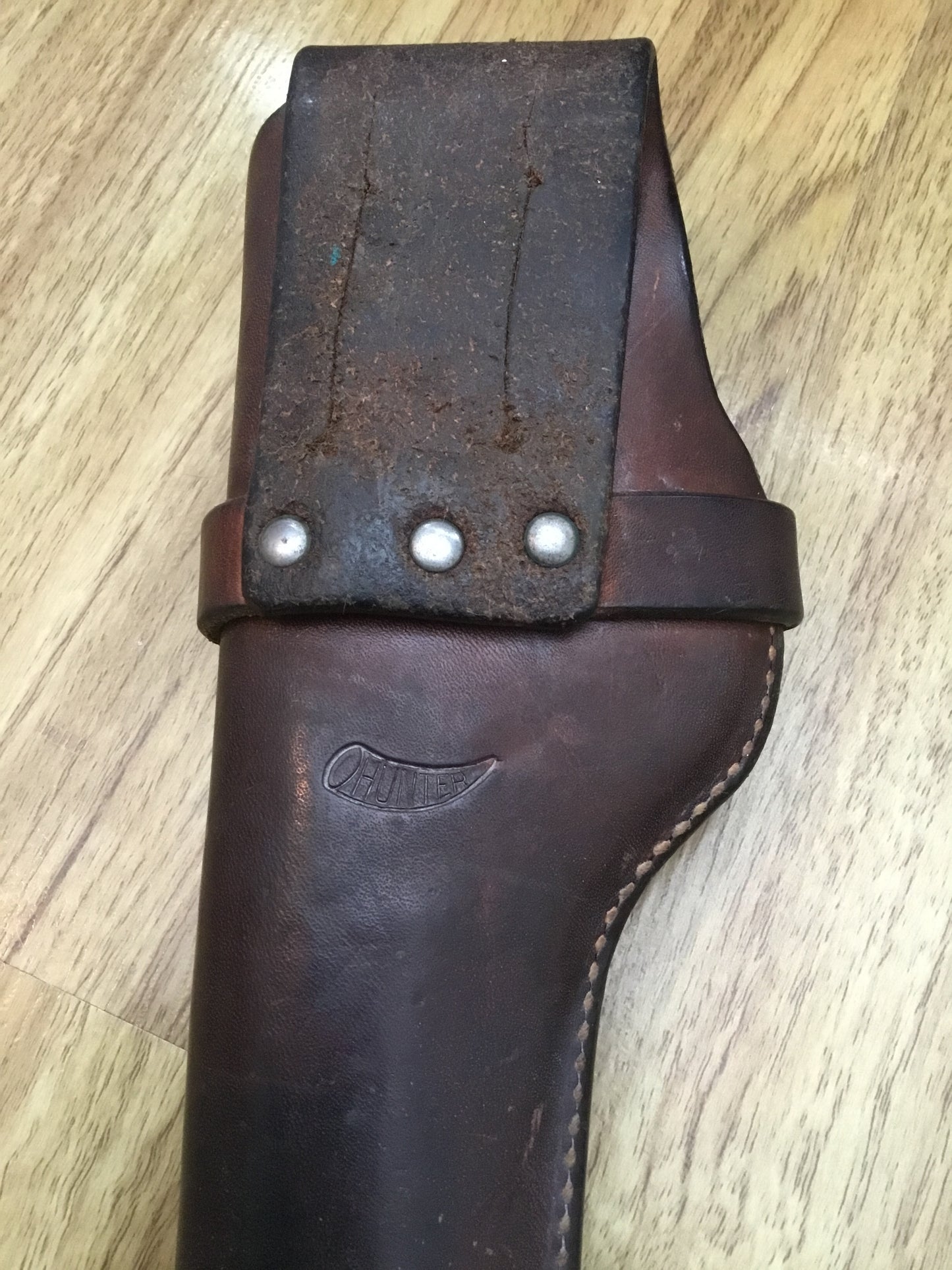 Vintage leather holster ,7 inch barrel