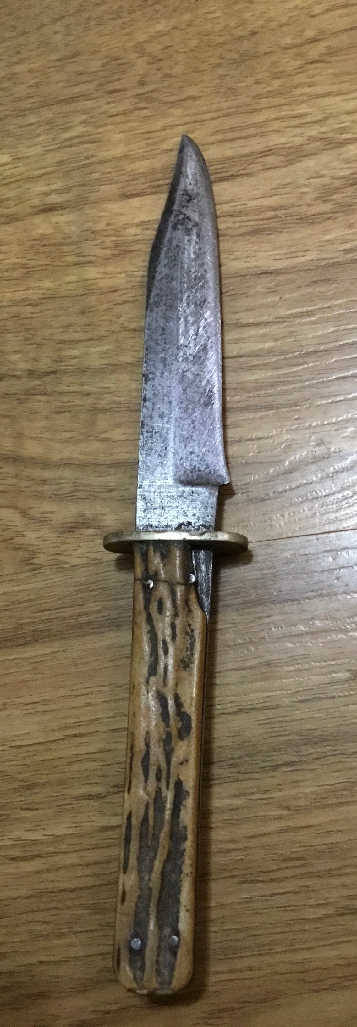 Early Bowie knife , cast steel