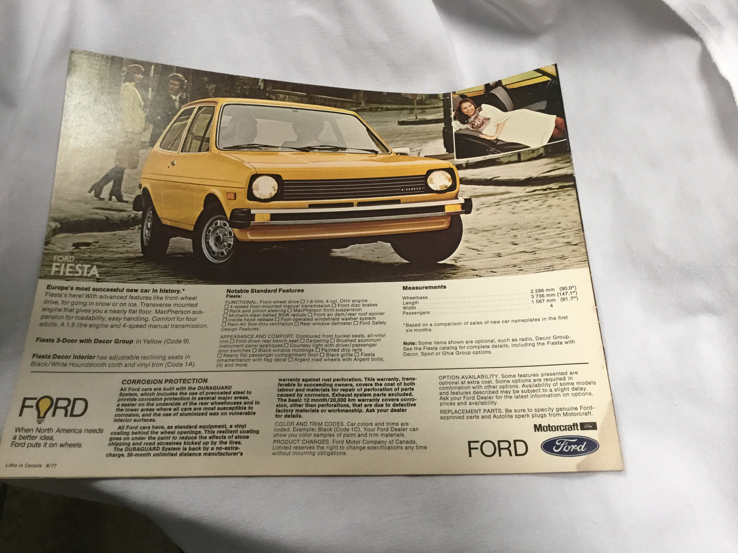 1978 Ford lineup sales brochure