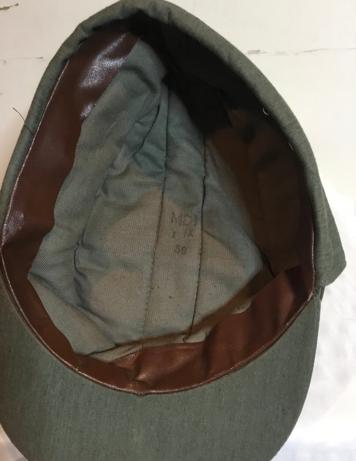 East German field cap with badge